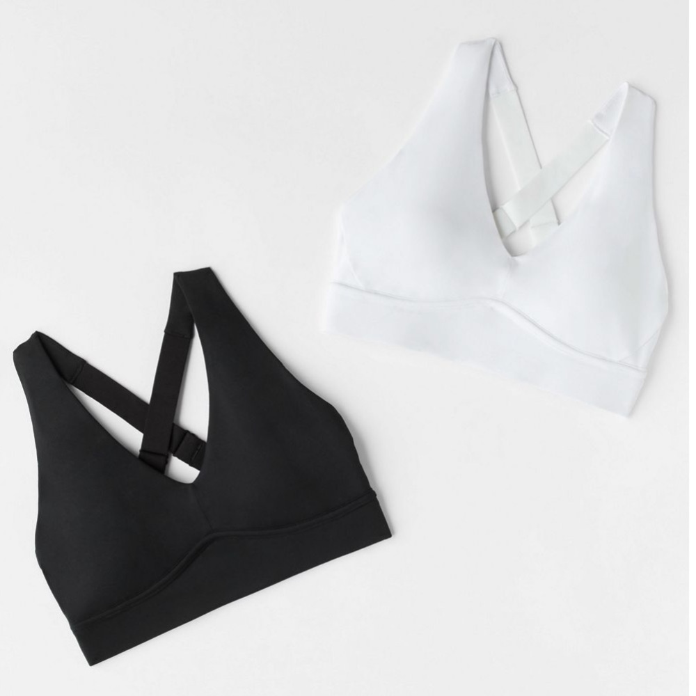 Fabletics Dynamic Duo Black and White bras